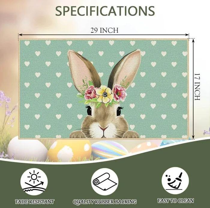 Earrings Candlewick Gift Shop Easter Bunny Doormat Earrings Candlewick Gift Shop Easter Bunny Doormat