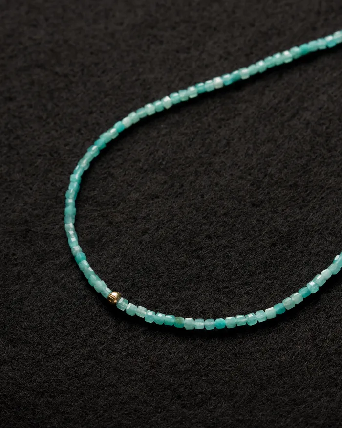 Necklaces CUN Kaio Petite Amazonite Beaded Necklace
