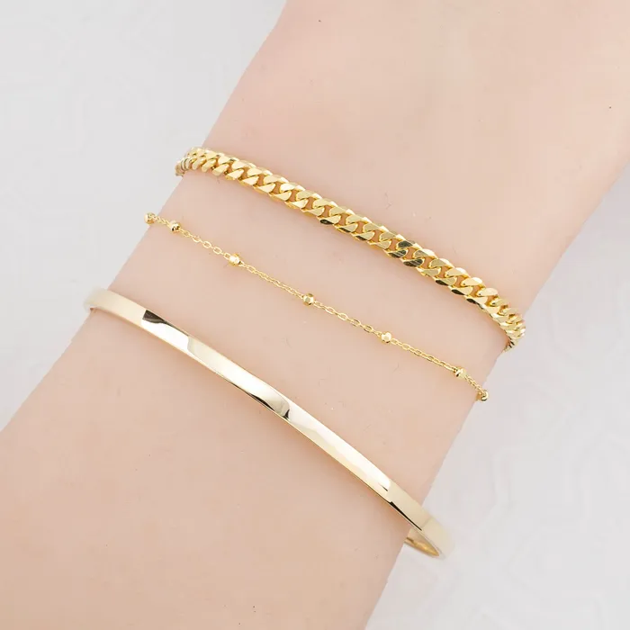 Classic Curb Chain Bracelet Envero Jewelry Bracelets