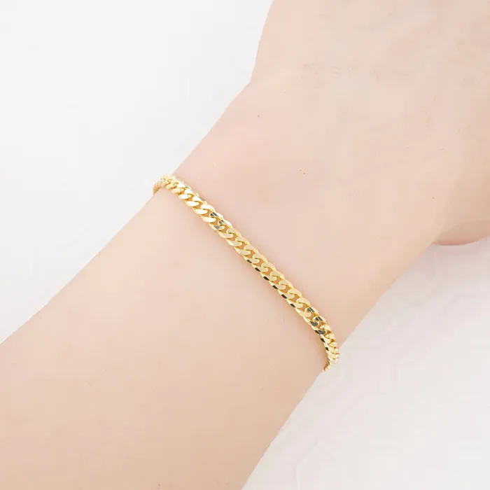 Classic Curb Chain Bracelet Envero Jewelry Bracelets
