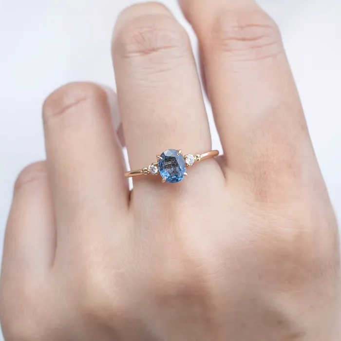 Estel Ring 105ct Blue Sapphire One of a kind Envero Jewelry Rings Estel Ring 105ct Blue Sapphire One of a kind Envero Jewelry Rings