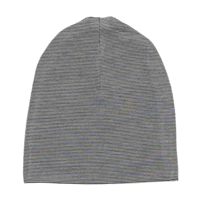 Lil Legs Striped Lounge Beanie Navy Lil Legs Earrings