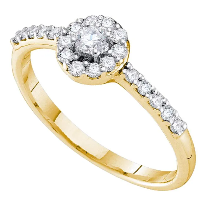mayamila Rings 14kt Yellow Gold Womens Round Diamond Solitaire Bridal Wedding Engagement Ring 13 Cttw mayamila Rings 14kt Yellow Gold Womens Round Diamond Solitaire Bridal Wedding Engagement Ring 13 Cttw
