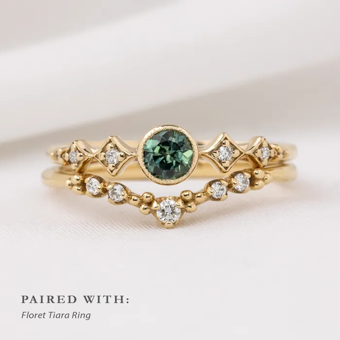 Rings Envero Jewelry Celeste Ring 4mm 035ct Sapphire 14K Gold Rings Envero Jewelry Celeste Ring 4mm 035ct Sapphire 14K Gold