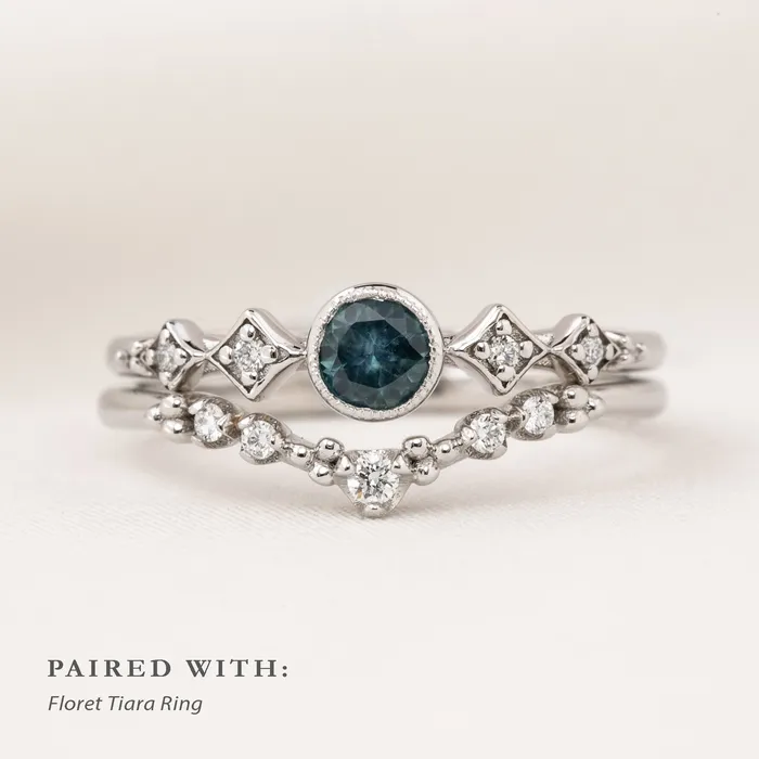 Rings Envero Jewelry Celeste Ring 4mm 035ct Sapphire 14K Gold Rings Envero Jewelry Celeste Ring 4mm 035ct Sapphire 14K Gold