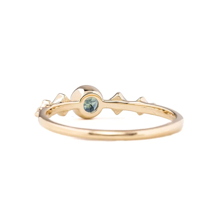 Rings Envero Jewelry Celeste Ring 4mm 035ct Sapphire 14K Gold Rings Envero Jewelry Celeste Ring 4mm 035ct Sapphire 14K Gold