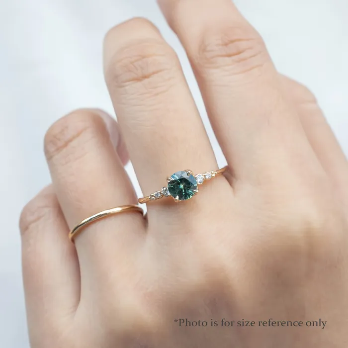 Rings Envero Jewelry Estel Fleur Four Prongs Ring 115ct Parti Blue Green Montana Sapphire 14K Yellow Gold One of a kind Rings Envero Jewelry Estel Fleur Four Prongs Ring 115ct Parti Blue Green Montana Sapphire 14K Yellow Gold One of a kind