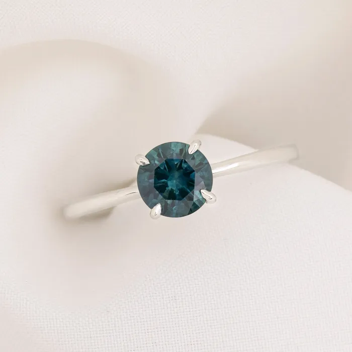 Rings Nina Ring 091ct Peacock Blue Green Montana Sapphire 14k White Gold One of a kind Envero Jewelry Rings Nina Ring 091ct Peacock Blue Green Montana Sapphire 14k White Gold One of a kind Envero Jewelry