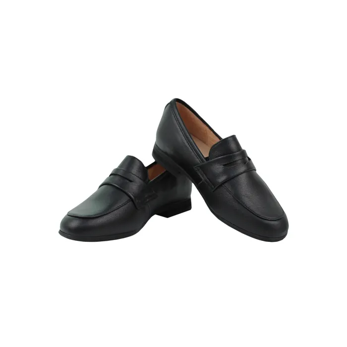Rings Perroquet Shoes Perroquet Boys Leather Penny Loafer Black