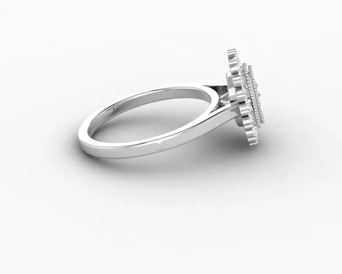 Allegra 100 Ct Cushion Cut Halo Engagement Ring Sapheena Jewelry Rings
