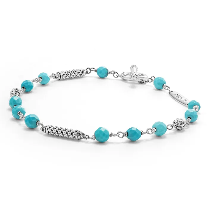 Bracelets LAGOS Caviar Icon Turquoise Beaded Bracelet