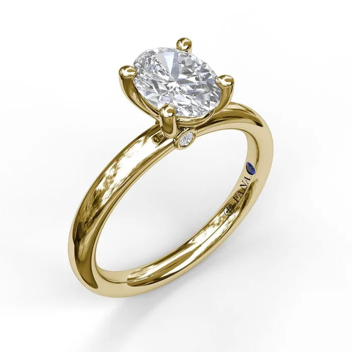 Classic Oval Cut Solitaire FANA Rings
