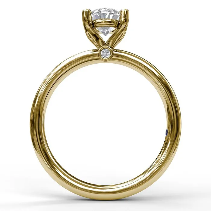 Classic Oval Cut Solitaire FANA Rings