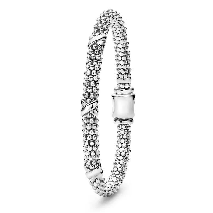 LAGOS Bracelets Embrace Three Station X Caviar Bracelet 6mm