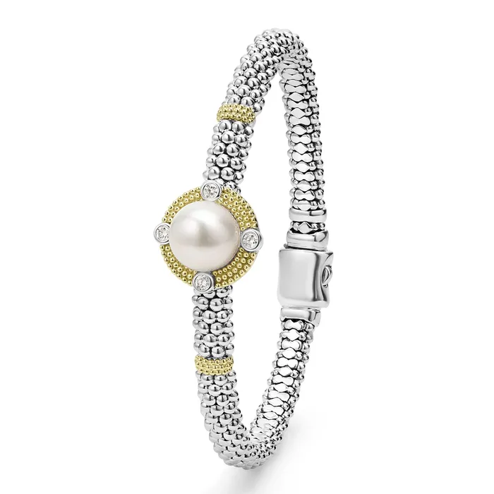 Luna Pearl Diamond Caviar Bracelet 6mm LAGOS Bracelets
