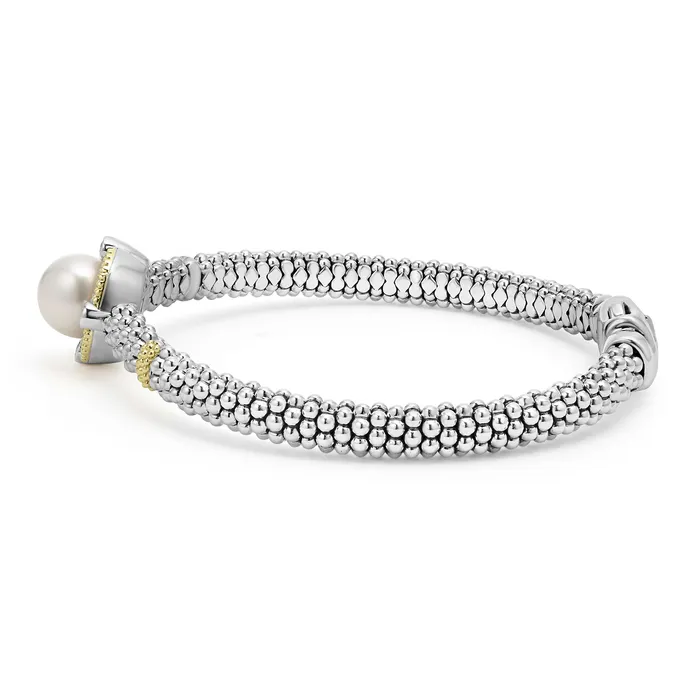 Luna Pearl Diamond Caviar Bracelet 6mm LAGOS Bracelets