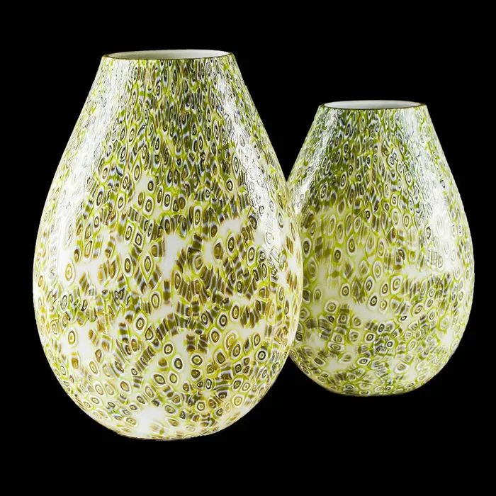 Murrine Loft Lamp in Blown Glass Murano I Muranesi Earrings