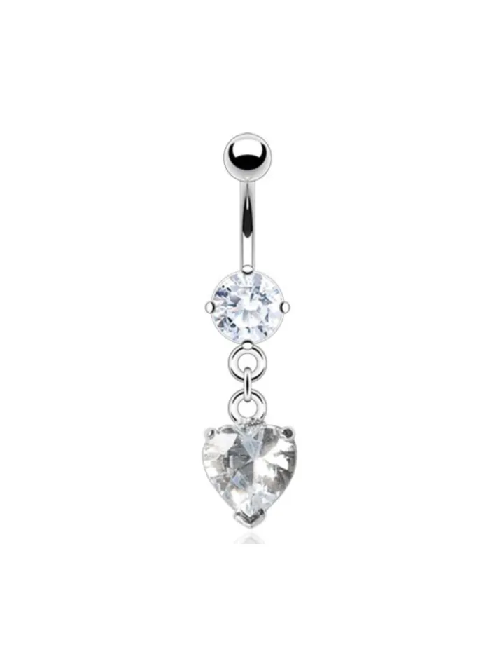 Rings She Ate Soleil Heart Belly Ring