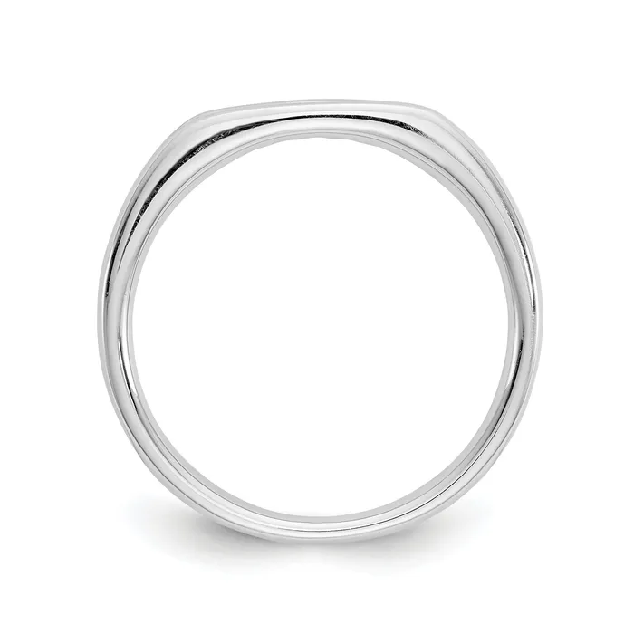 009ct CZ Solid Real 14K White Gold 5Stone Channel Wedding Band Ring Goldia Rings