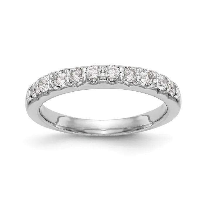 045ct CZ Solid Real 14k White Gold Wedding Wedding Band Ring Goldia Rings 045ct CZ Solid Real 14k White Gold Wedding Wedding Band Ring Goldia Rings