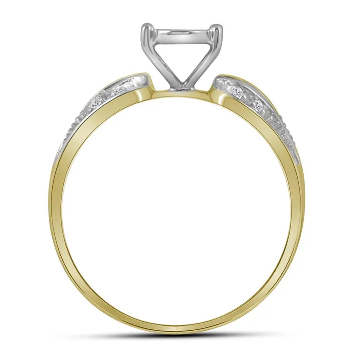 10k Yellow Gold Round Diamond Oval Cluster Ring 110 Cttw gndatlanta Rings