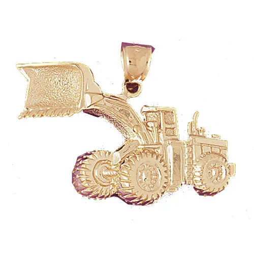 14K Gold Construction Loader Pendant Goldia PreStyled Sets