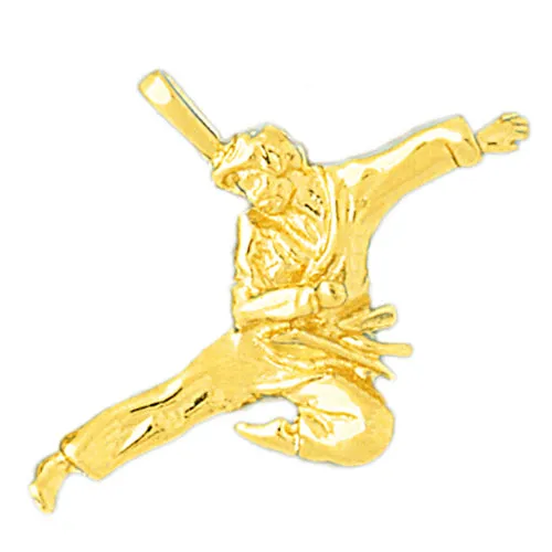 14K Gold Martial Art Pendant Goldia PreStyled Sets