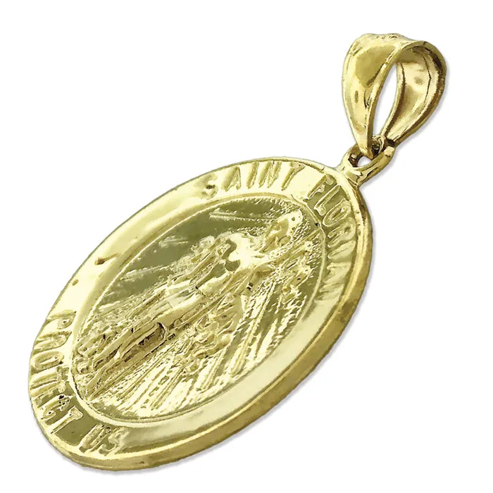 14K Gold Saint Florian Pendant Goldia PreStyled Sets