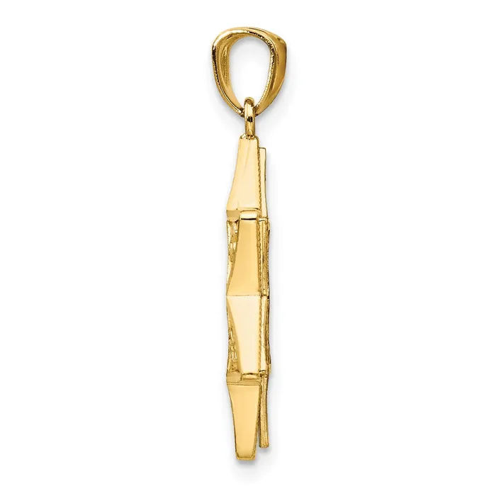 14k Twotone Gold Star of David Pendant Goldia Necklaces