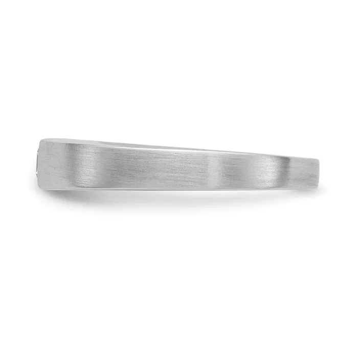 14k White Gold AA Real Diamond Mens Band Goldiacom Rings
