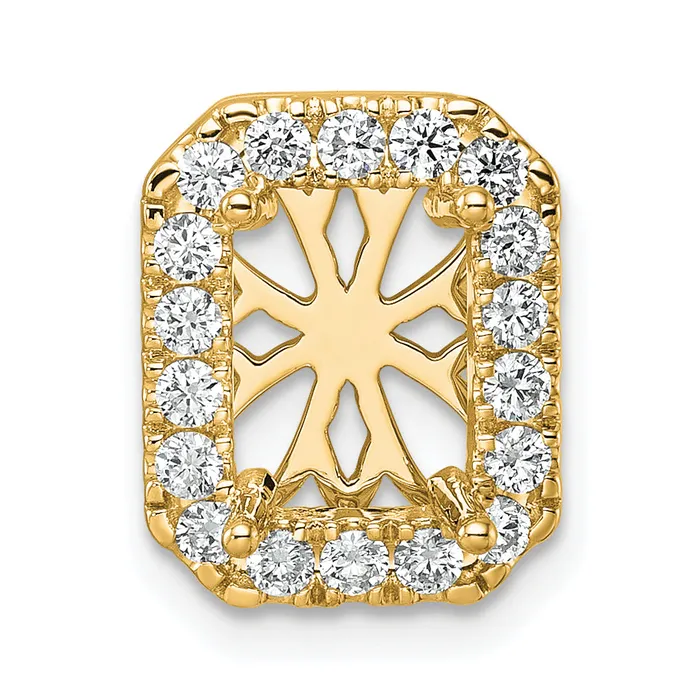 14k Yellow Gold 2 12 Ct Lab Grown Diamond VSSI G Radiant Halo Chain Slide Pendant Goldia Necklaces 14k Yellow Gold 2 12 Ct Lab Grown Diamond VSSI G Radiant Halo Chain Slide Pendant Goldia Necklaces