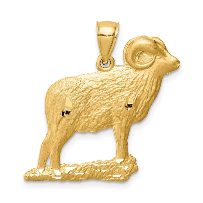 14k Yellow Gold DC Ram Pendant Goldia PreStyled Sets