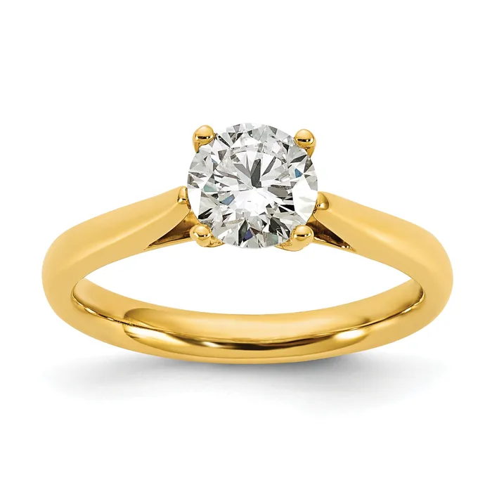 14k Yellow Gold True Origin 1 Ct Lab Grown Diamond VSSI G Round Solitaire Engagement Ring Goldia Rings 14k Yellow Gold True Origin 1 Ct Lab Grown Diamond VSSI G Round Solitaire Engagement Ring Goldia Rings