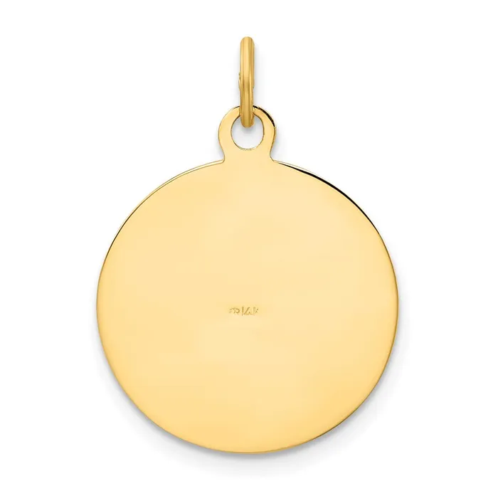 14k Yellow Gold US ARMY Insignia Disc Pendant Goldia PreStyled Sets