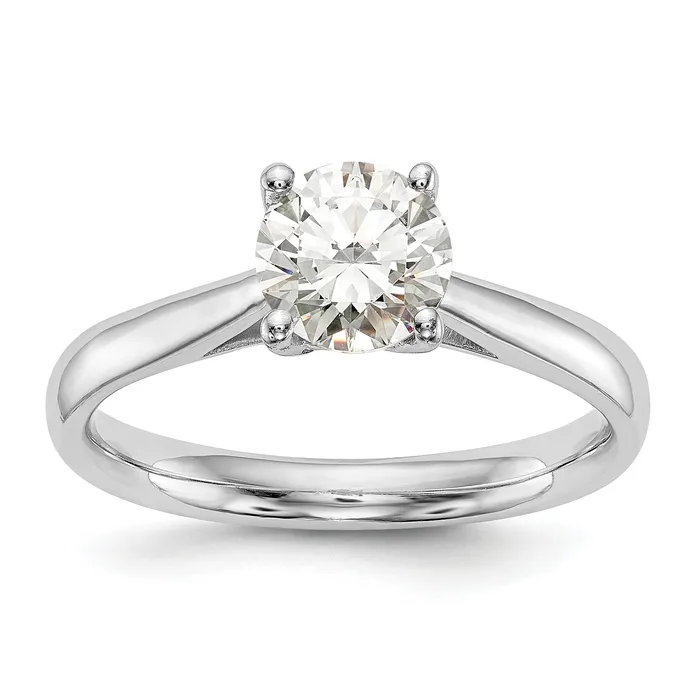 200ct CZ Solid Real 14k White Gold Solitaire Engagement Ring Goldia Rings 200ct CZ Solid Real 14k White Gold Solitaire Engagement Ring Goldia Rings