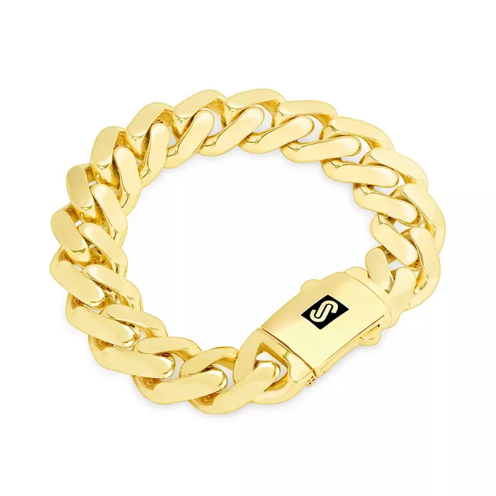 Bracelets Goldiacom 14k Yellow Gold Royal Monaco Miami Cuban Link 15mm Chain Bracelet Box Clasp 85 Bracelets Goldiacom 14k Yellow Gold Royal Monaco Miami Cuban Link 15mm Chain Bracelet Box Clasp 85