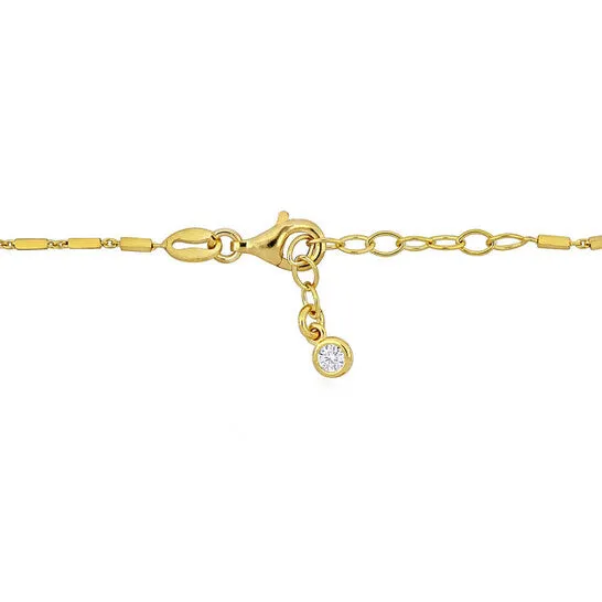 Bracelets JMS always Original Amour 15 CT TGW Cubic Zirconia Infinity and Heart Charm Bracelet in Yellow Infinity Sterling Silver Bracelets JMS always Original Amour 15 CT TGW Cubic Zirconia Infinity and Heart Charm Bracelet in Yellow Infinity Sterling Silver