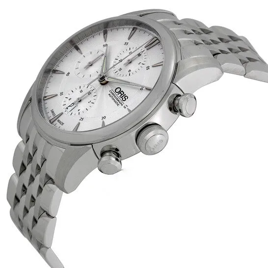 Bracelets JMS always Original Oris Artelier Chronograph Silver Dial Stainless Steel Mens Watch 77476864051MB Bracelets JMS always Original Oris Artelier Chronograph Silver Dial Stainless Steel Mens Watch 77476864051MB