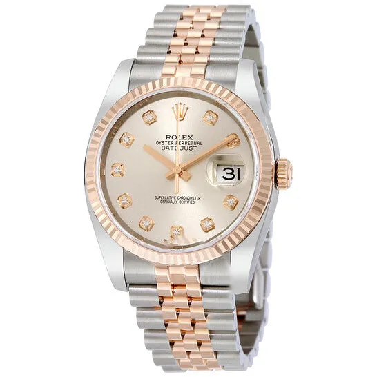 Bracelets JMS always Original Rolex Datejust 36 Silver Dial Stainless Steel and 18K Everose Gold Jubilee Bracelet Automatic Mens Watch 116231SDJ Bracelets JMS always Original Rolex Datejust 36 Silver Dial Stainless Steel and 18K Everose Gold Jubilee Bracelet Automatic Mens Watch 116231SDJ