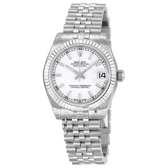 Bracelets JMS always Original Rolex Datejust Lady 31 White Dial Stainless Steel Jubilee Bracelet Automatic Watch 178274WSJ