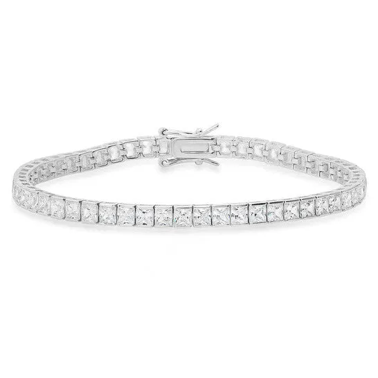 Bracelets Original Kylie Harper Sterling Silver Princesscut Cubic Zirconia CZ Tennis Bracelet 725 JMS always Bracelets Original Kylie Harper Sterling Silver Princesscut Cubic Zirconia CZ Tennis Bracelet 725 JMS always