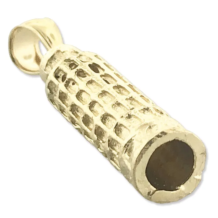 Charm Necklaces Goldia 14K Gold 3D Pisa Tower Italy Charm
