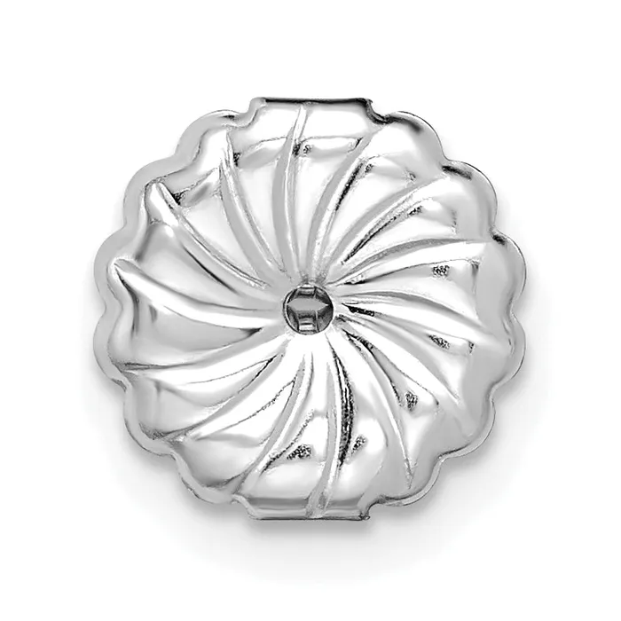 Earrings 14k White Gold 4 ctw Certified Lab Grown Diamond VSSI G Cushion 4 Prong Heavy Wt Stud Earrings Goldia