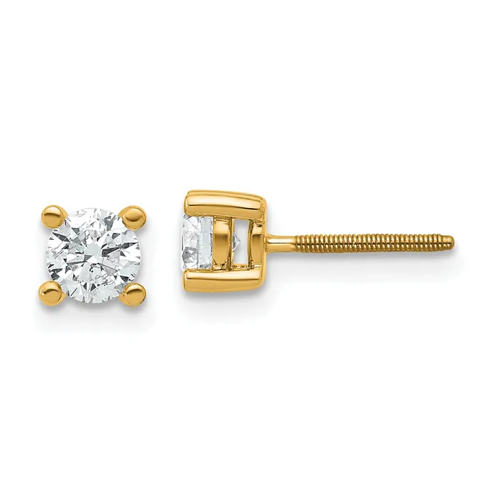 Earrings Goldia 14k Yellow Gold 23 ctw Certified Lab Grown Diamond VSSI G Round 4 Prong Heavy Wt Screwback Stud Earrings Earrings Goldia 14k Yellow Gold 23 ctw Certified Lab Grown Diamond VSSI G Round 4 Prong Heavy Wt Screwback Stud Earrings