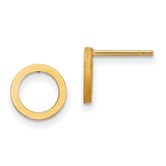 Earrings Goldia 14k Yellow Gold Open Circle Earrings