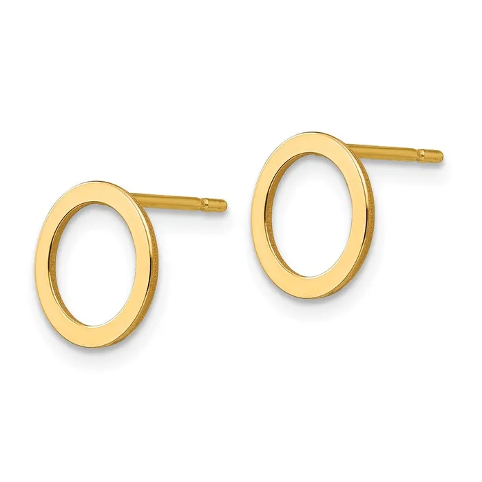 Earrings Goldia 14k Yellow Gold Open Circle Earrings