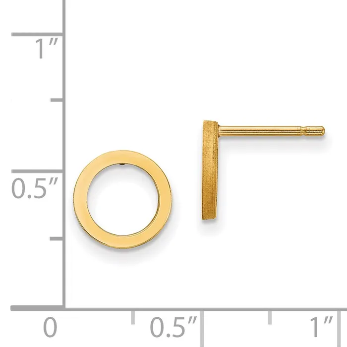 Earrings Goldia 14k Yellow Gold Open Circle Earrings
