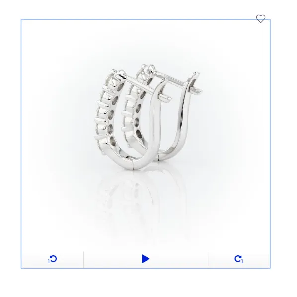 Earrings Goldiacom Real Diamond Hoop Earrings in Solid 14k Gold 34 ct Perfect Anniversary Gift