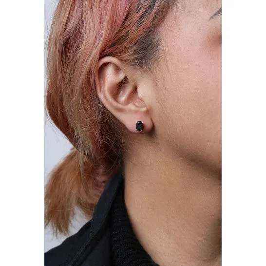 Earrings JMS always Original Haus of Brilliance 14K White Gold 300 Cttw Oval Cut Black Diamond Stud Earrings Earrings JMS always Original Haus of Brilliance 14K White Gold 300 Cttw Oval Cut Black Diamond Stud Earrings