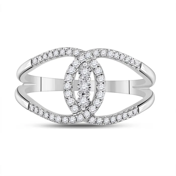 gndatlanta 14k White Gold Round Diamond Fashion 3stone Ring 15 Cttw Rings gndatlanta 14k White Gold Round Diamond Fashion 3stone Ring 15 Cttw Rings